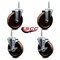Service Caster 5 Inch High Temp Phenolic 58 Inch Threaded Stem Caster Set 2 Brakes SCC SCC-TS20S514-PHRHT-58212-2-TLB-2 - alternate 5
